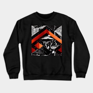 Luxurious Black Marble Stone, model 5 Crewneck Sweatshirt